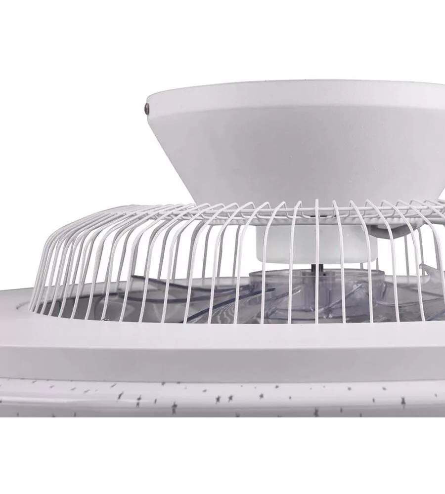 Ventilatore da soffitto "visby" con led incluso Ø75 cm, 60w